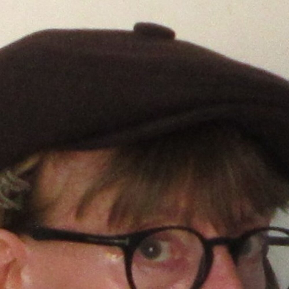 Handmade Black Soft Wool Hat, size M